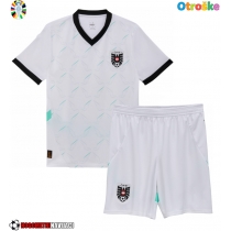 Otroške Nogometnih dresov Avstrija Gostujoči EP 2024 Kratki rokavi (+ hlače)